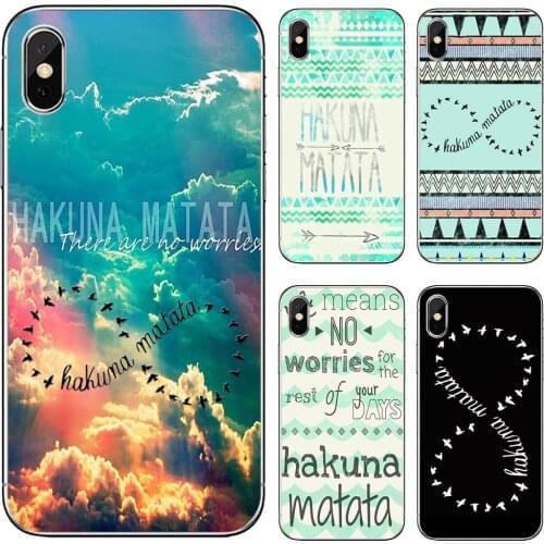 Hakuna-Matata-Aztec-Andes-Tribal Silicone Case For Xiaomi Redmi 2 S2 3 3S 4 4A 5 5A 5 6 6A 7A 9 9T 9C 9A Pro Pocophone F1