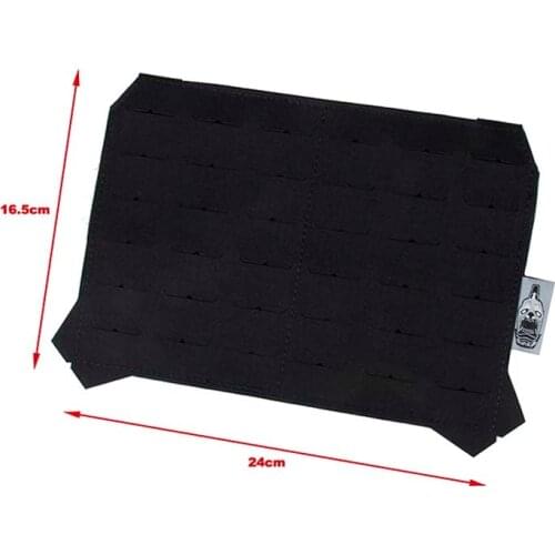 Black Detachable Molle Front Panel Pouch Black Detachable Accessory Equipment of Tactical Vest