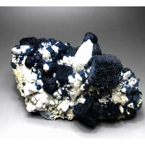 1856g Blue Fluorite on Milch/Smoky Quarz Point - crystals and stones healing Mineral specimen Home Decor feng shui decoration