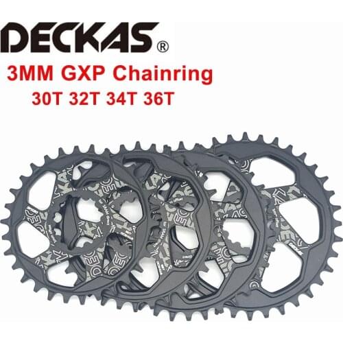 Deckas 3mm Gxp Bike MTB Mountain Bike 30T/32T/34T/36T Crown Bicycle Chainring For Sram XX1 XO1 X1 GX NX SX XO X9 Crank Crankset
