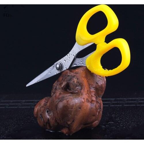 Hot Sale Tailor Household Scissors Home Daily Use Sewing Scissors w/ Yellow EVA Handle Recycled Scissor Home helper SC-ST10021-3