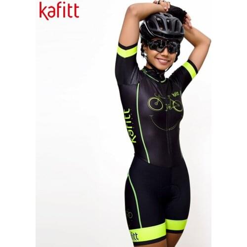 Kafitt Pro cycling jersey suit short-sleeved breathable mountain bike cycling wear wear-resistant Ropa Maillot Ciclismo feminino