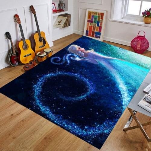 Frozen Kitchen Mat Playmat Bath Carpet Floor Mat Home Entrance Doormat Bedroom Living Room Floor Mats Modern Kitchen Rug