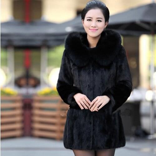 MAXAKG Long Fur Coats