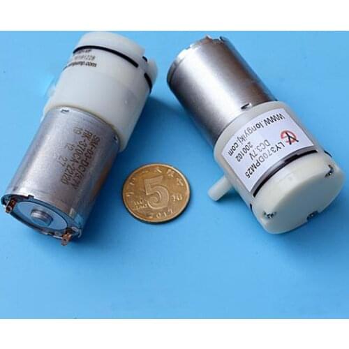 Micro 3.7V 370 Motor Vacuum Pump Diaphragm Pump DC 3V-5V Breast Pump Small Negative Pressure Pump Mute High Quality