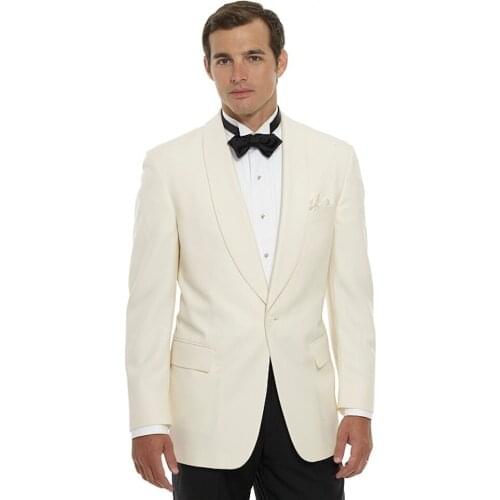 Latest Design Mens Suits Groom Tuxedos Groomsmen Wedding Party Dinner Best Man Suits Blazer (Jacket+Pants+Bow Tie) NO:1332