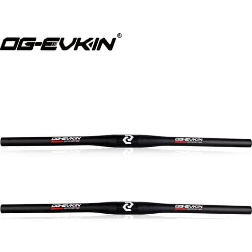 OG-EVKIN HB-004/HB-005 Carbon Mountain Handlebar Bike Straight Carbon Bicycle MTB Handle Bar 620/640/660mm Flat Riser Handlebar
