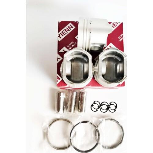 3AB1 Piston Kit With Ring Set For ISEKI Isuzu Hanik N-4 N-35 NC3000 Mini Excavators Diesel Engine Repair Parts