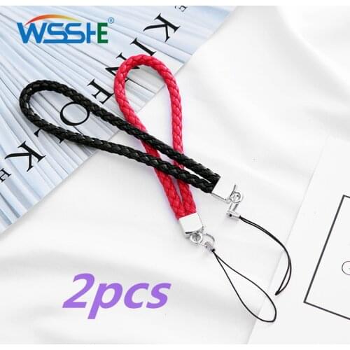 2pcs Mobile Phone Accessories Wrist Strap Hand Lanyard for Samsung iPhone GoPro Lanyard Wristband Phone Hand Strap for Key