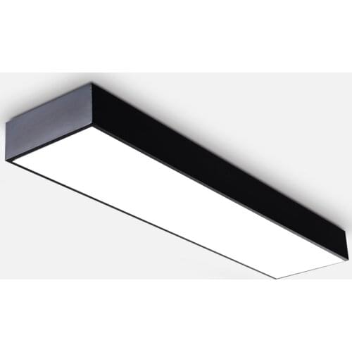 Modern Ceiling Light Suspension /Surface Mounted Aluminum LED Ceiling Light Hanging Linear Ceiling Lamp for Office Home