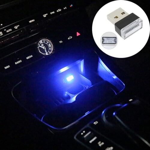 Mini USB Light LED Car Neon Interior Light for Porsche Cayenne Macan Macan S Panamera Cayman Carrera Porsche911
