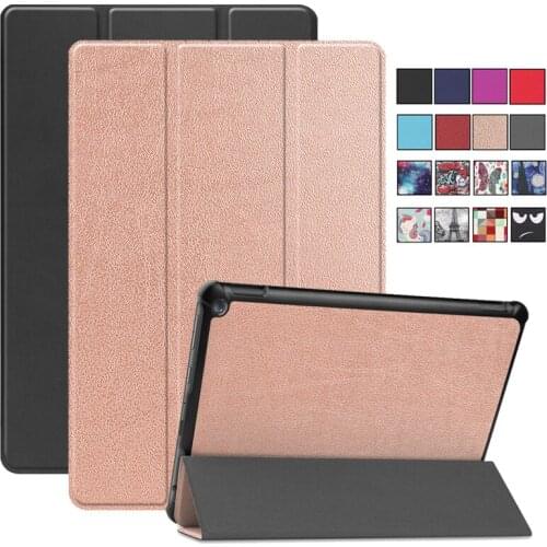 Smart Magnet Fold Leather Cover For Funda Fire HD 10 2021 Tablet Case Protective Cover For Fire HD 10 Plus Fire HD 10 Case 2021