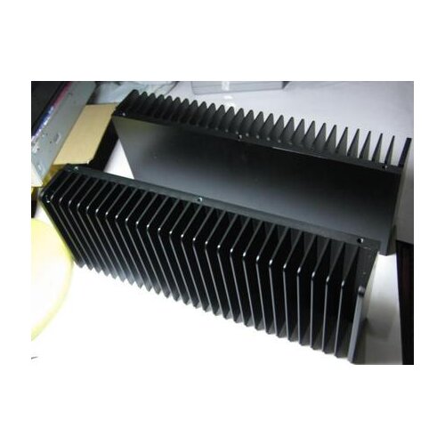 1pcs aluminum E Heatsink for amplifier 350mm*145mm*50mm