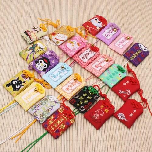 1pcs Traditional Omamori night owl Maneki Neko phoenix Dispel Misfortune Lucky Omamori Key Holder Bag Pendant Cute Gift Present