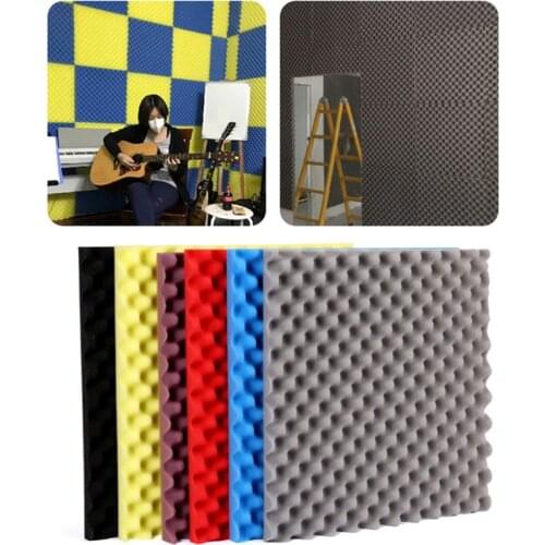 12pcs Acoustic Foam Panels 30x30x20cm Studio Soundproofing Egg Crate Sound Proof Padding Acoustic Treatment Foam Sealing Strip