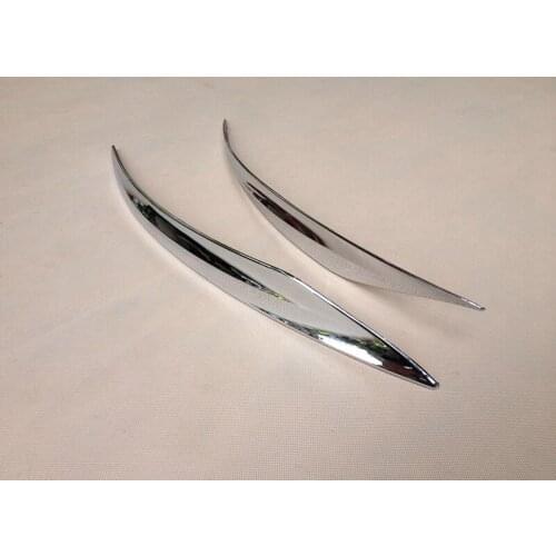 For Mazda 3 Axela 2014 2015 2016 Sedan ABS Chrome Rear Bumper Lower Corner Trim Cover Guard Protector Strip Car Accessories 2pcs