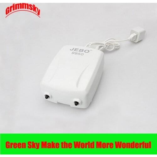2W 2*2.5L/Min Double Air Outlet Outdoor Fishing Fish Tank Oxygen Increasing Noiseless Oxygen Pump Fishing