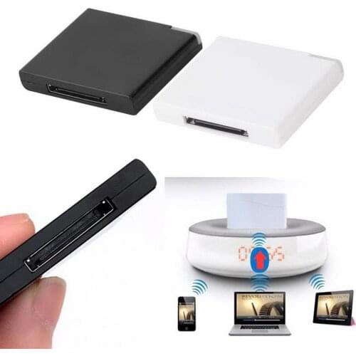 30 Pin Bluetooth v2.1 A2DP Music Receiver Bluetooth Adapter for iPod For iPhone 30 Pin Dock Station Bluetooth Speaker Wholesale