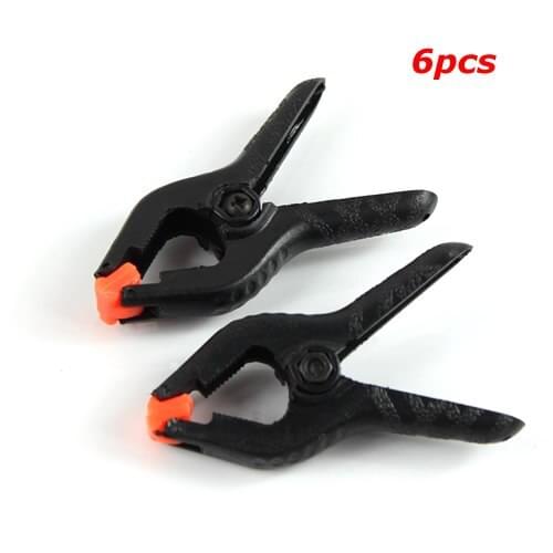 2019 New 6 PCS Hard Plastic Micro Spring Clamps Set DIY Tools Grip Clips Hardware