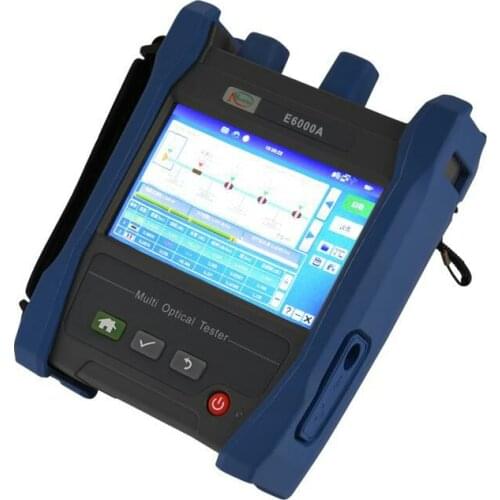 English menu OTDR E6000A Optical Time Domain touch Screen Optical Time Domain Reflectometer VFL