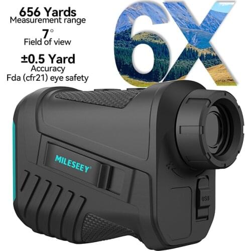 MiLESEEY PF280 PRO profession Golf laser rangefinder 600m telescope rechargeable Slope Adjusted Flag-Lock vibration