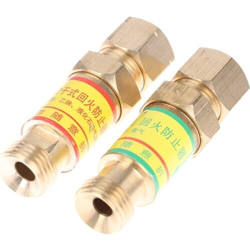Oxygen/Acetylene Check Valve Flashback Arrestor Welding/Cutting Torch Flame Buster Gas Cutting Tool Gas Welding Accessories
