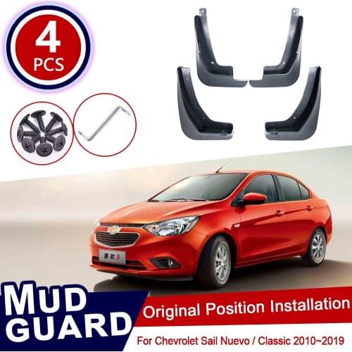 For Chevrolet Sail 2010~2019 Nuevo Classic Car Mud Flaps Front Rear Mudguard Splash Guards Fender Accessories 2012 2013 2014