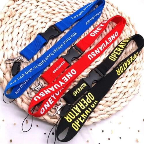 Fashion Simple Remove Before Flight Pilot Lanyards Strap For ID Card Holder Keys Neck Strap Gym Long Lanyard For Crew and Staffs