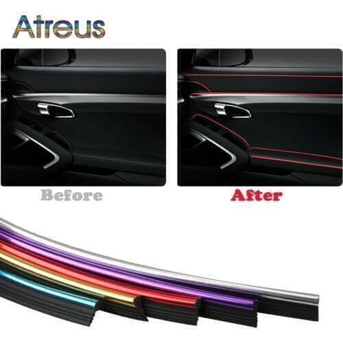 5M Car Interior Air Outlet Mouldings Decoration Strip For Nissan Qashqai J11 J10 Juke X trail T32 T31 Patrol Terrano 2 Kicks