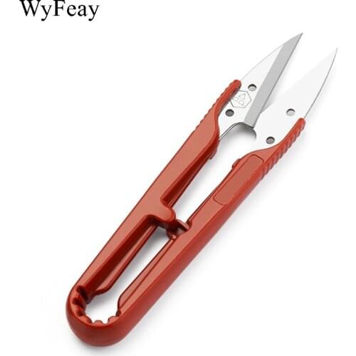 Thread Scissors U Sewing Clipper Beading Thread Cutter for Trimming Threads Stitch DIY Supplies and Embroidery Thrum Yarn Tools