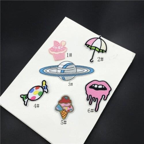 Wholesale 20pcs Embroidered Sewing On Patch Iron-On Patch Stickers For Clothes Sewing Fabric Applique Supplies YH180