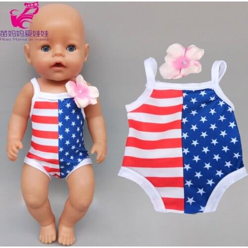 Dress Fits for 43-45CM Doll Dress for Baby Doll Suit for 18 Inch Girl Doll Wearing Baby Girl Gifts