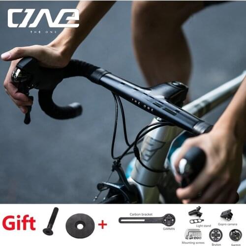 The one carbon fibre road bicycle handlebars Integrated racing wheel handlebars 380/400/420 28,6mm