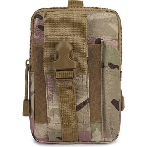 Tactical Edc Waist Bag Wallet Phone Pouch For Walkie Talkie Military Molle Outdoor Hunting Waterproof Tools Bag Flashlight Case