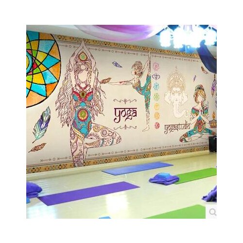 Thailand Yoga 3D Mural Joss figure of Buddha Photo Murals 3D WALLPAPERs for Wall Art Wall Paper Wallcovering papel parede rolo