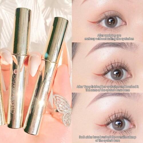 Thick Curling Primer Mascara Styling And Long Eyelash Primer Non-smudge Waterproof And Natural Black Long-lasting TSLM1