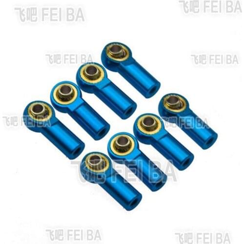 X1 M3 Aluminum Blue Rod End Ball End for 1/10 Crawler 1PCS