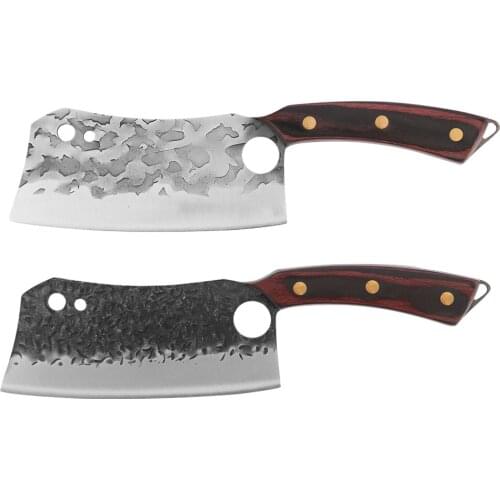 Xyj 7'' Inch High Carbon Steel Chopping Knife Ultra Sharp Blade Meat Cleaver Filleting Knife Serbian Chef Knife Cooking Tools