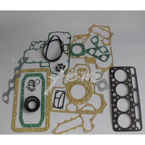 For Kubota engine parts V1702 full gasket set with cylinder head gasket 07916-29675