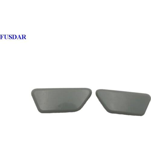 1Pair Front Bumper Headlight Washer Nozzle Cover Caps For Mitsubishi Outlander 2013-2015