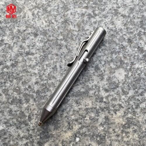 1PCS Hot Sale!!! EDC Titanium Alloy Self-Defense Safety Tactical Bolt Pen Sandblasted With Writing Multifunctional Portable Tool