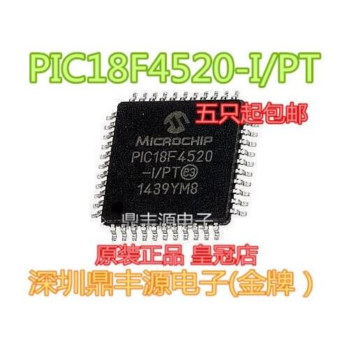 100% New&original PIC18F4520-I/PT QFP44 In Stock