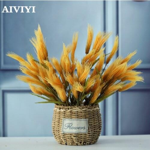11 Heads of Wheat Ears Home Decoration Living Room Christmas Artificial Garden Artificial Plants Valentine Art Original Gifts