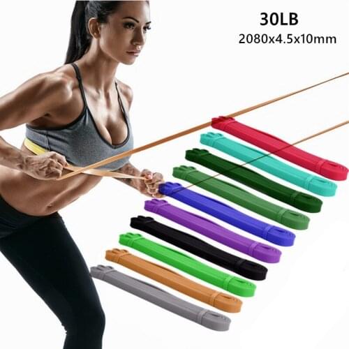 30lb Stretch Resistance Band Exercise Expander Elastic Fitness Band Pull Up Assist Bands for Pilates Home Gym Workout