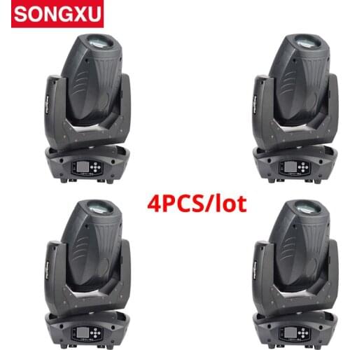 4pcs/lot 200W LED Beam Spot Wash 3in1 Moving Head Light with Zoom Effect DMX512 DJ Disco Light Night Club Music Lights/SX-MH200S