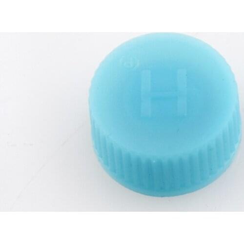 4Pcs R134a Low 15mm & High 18mm Air Conditioning Service AC System Charging Port Caps Replacement for Auto Cars