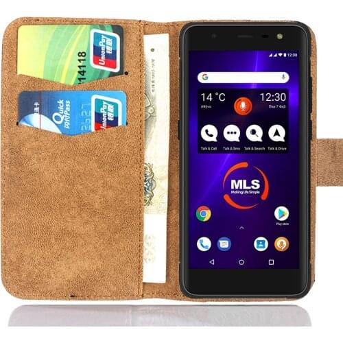 6 Colors MLS Inspire 4G Case Flip Customize Ultra-thin Leather Fashion Vintage Luxury Protective Phone Cover