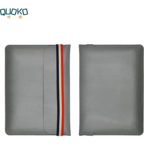 Laptop bag case Microfiber Leather Sleeve for Microsoft Surface Go 10" Pro6 12.3" Laptop Book2 13.5" Coloured elastic band Style