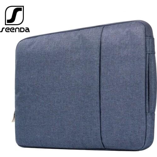 SeenDa Zipper Laptop Sleeve Case For Macbook Air Pro Women Men sleeve Computer Pocket 11"12"13"15"15.6" for Notebook Portable