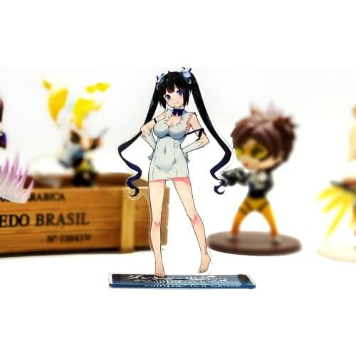 Is It Wrong to Try to Pick Up Girls in a Dungeon Hestia acrylic stand figure model plate holder cake topper anime Japanese cool